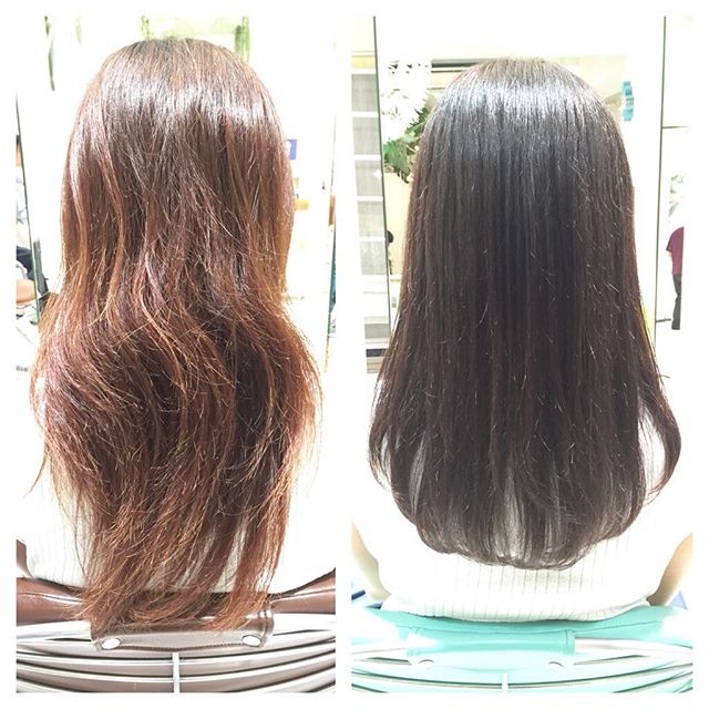 夏髪 ロングに伸ばし中の方も カットやカラーのメンテナンスで後ろ髪美人へ 下北沢美容室rosso 下北沢の美容室セット Sete